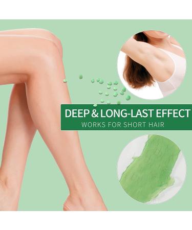 Wax Beads Hard Wax Kit 2.2LB/1000g for Legs, Underarm, Face - Men and Women Hair Removal - Buy Online on GoSupps.com