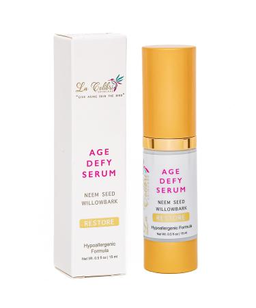 Natural Vitamin E Serum for Face - Anti Aging Serum - Vegan DMAE Facial Serums for Aging Skin -Vegan Aloe Vera Anti Wrinkle Serum Restore Age Defying Skincare Travel Size 0.5 oz