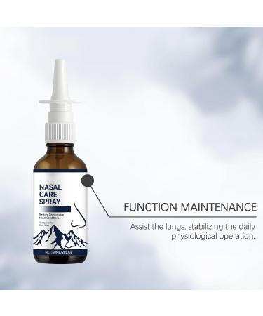 Kadohyrt Nasal Spray for Daily Nasal Hygiene Nasal Spray with & Fulvic Acid Non-Medicated Fine Mist Nasal Cleanse for Dry Air Travel & Everyday Use (1) - Buy Online on GoSupps.com