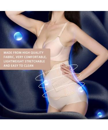 Heallily Postpartum Belly Wrap - C-Section Recovery Girdle Belt for Women | Postpartum Support Waist Pelvis Shapewear - Khaki - Buy Online on GoSupps.com