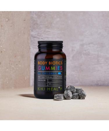 KIKI Health Body Biotics Gummies for Kids 4+ 30 Gummies SBO probiotics Made with real fruit No added sugars or sweeteners - Buy Online on GoSupps.com