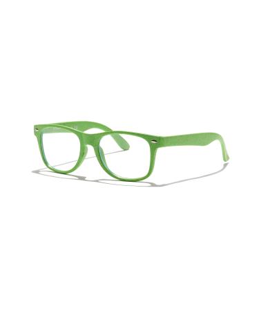 Laguna Junior Eco-Friendly Plant Based Children's Blue Light & UV400 Blocking Glasses Ages 3-10 BPA Free Avocado Green