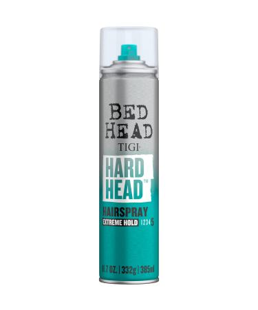 Bed Head by TIGI Hard Head Hairspray for Extra Strong Hold 11.7 Oz (Pack of 6)