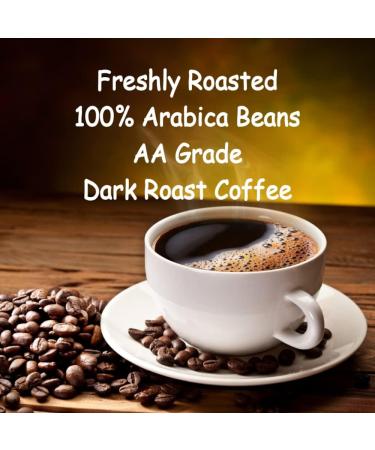 Nick Of Time Indian Monsoon Malabar Ground Coffee 100% Arabica AA Grade Dark Roast from Malabar Region (400g |14.10 oz) - Buy Online on GoSupps.com