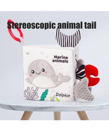 Winbst Baby Cloth Books - Black & White Sensory Learning for Kids | Educational Animal Recognition & Sound Toys - Buy Online on GoSupps.com