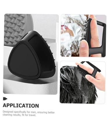 NOLITOY Scalp Exfoliator & Makeup Remover Brush | Face Massage Cleaner & Scrubber for Men | Facial Cleansing & Hair Cleaning Brush - Buy Online on GoSupps.com