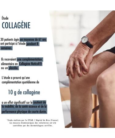 Joint Marine Collagen - Enriched with Manganese & Vitamin C - Hydrolyzed Naticol Collagen Type 1-10 000 mg - Optimal Assimilation - Joint Mobility - Made in France Nutrivie - Buy Online on GoSupps.com