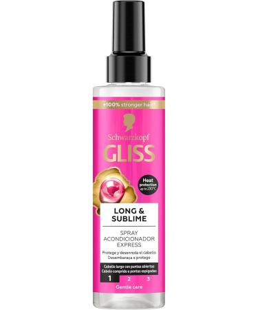  Gliss Gliss Schwarzkopf Long & Sublime Express Conditioner for Long Hair Leave-In 6 x 200 ml (Total 1200 m) - Buy Online on GoSupps.com