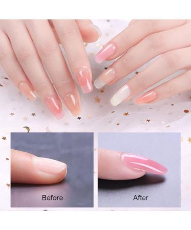 Poly Acrylic Gel Long Lasting Low Odor No Pain Professional Transparent Nail Glue Gel for False Nail Tips and Rhinestone Extension Gel for Nail Art UV/LED Lamp Required 0.5oz - Buy Online on GoSupps.com