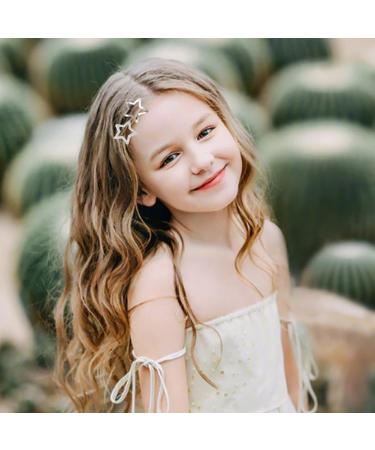 Star Hair Clips 20 Pcs Hollow Star Hair Clips Non-slip Metal Snap Barrettes Silver Star Snap Hair Clips Wedding Hair Accessories Cute Hair Accessories for Women Girls for Daily Use Parties - Buy Online on GoSupps.com