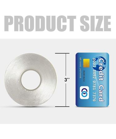 VERSAF Double Sided Adhesive Tape -1/2 10'Â Arcylic Transparent Removable No Residue Double Sided Heavy Duty Mounting Tape for Home/Office/Wall Decor(Pack of 1 Roll) - Buy Online on GoSupps.com