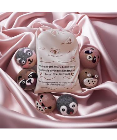 EcoStation Dryer Balls - Set of 6 - 100% Organic Wool Sustainable & Eco-Friendly - Handmade for 1 000 Loads - Buy Online on GoSupps.com