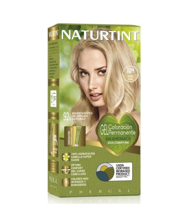 Natureint hair color without ammonia 10n.Dawn blonde high proportion of natural ingredients 170ml 10n.Rubio Alba 56.67 ml (3 -person pack)