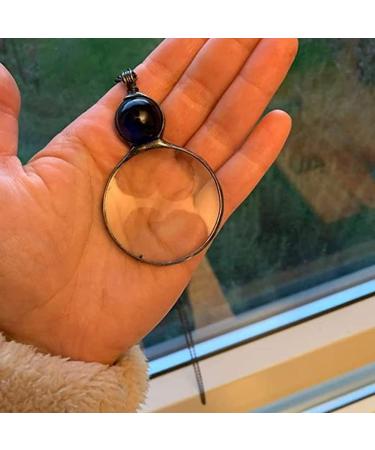 HuangJue Magnifying Glass | Loupe Pendant Necklace - 2022 Magnifying Glass Necklace Vintage 10X Magnifying Reading Magnifier Decorative White - Buy Online on GoSupps.com