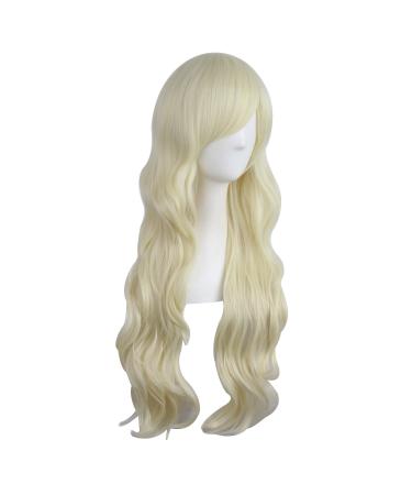 MapofBeauty Women's Long Curly Full Hair Wig - 28 Inch Light Blonde - Buy Online on GoSupps.com