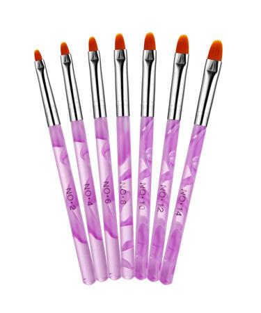 Brush set nail brush set dotting tools Detailing pencils dotting tool acrylic brush nail pen pen for diy nail art uv gel acrylic 7 partially