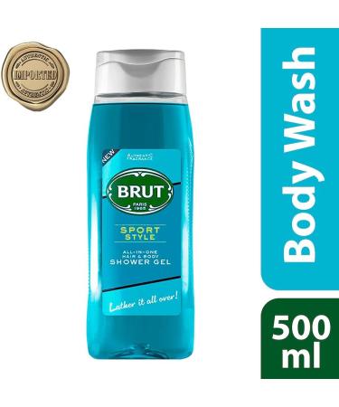 Brut Sport Shower Gel 500 ml for Men - Buy Online on GoSupps.com