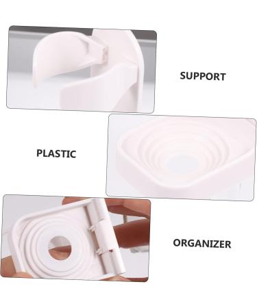 FOMIYES 5S Wall-mounted Razor Holder | Bathroom Underwear Storage & Hook for Electric Shavers | Durable Plastic Razor Stand - Buy Online on GoSupps.com