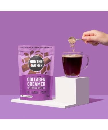 Grass Fed Cacao Collagen Creamer 300g | Type 1 & Type 3 Bovine Collagen Peptides | Dairy Free | 13,000mg per Serve | Support Hair Skin Nails Muscles - Buy Online on GoSupps.com
