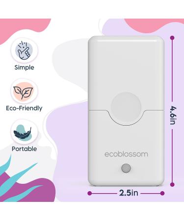 Ecoblossom Menstrual Cup Sterilizer - 2-Minute Automatic UV Cleaner for Small & Large Period Cups - Buy Online on GoSupps.com