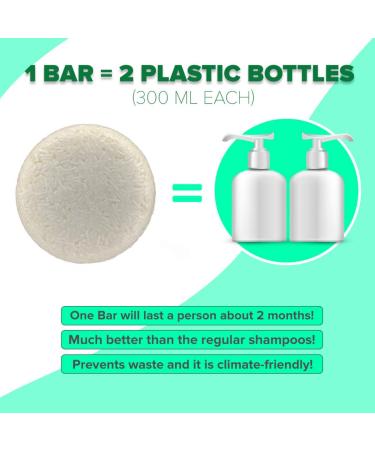 Buy Organic Solid Shampoo Bar & Conditioner - Eco-Friendly Hair Soap with Natural Oils | Zero Waste Coconut - 100% Organic International Shipping Available - Buy Online on GoSupps.com
