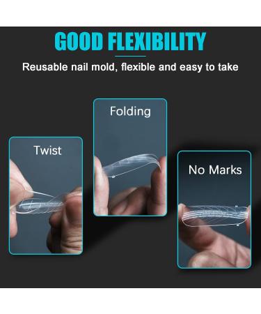 VNJAOI 130 Poly Breathe Gel - Dual Nail Shapes & Scale Designer Coffin Nails for Salon & DIY Gel Manicure Art - Buy Online on GoSupps.com