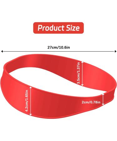 Curved Silicone Haircut Template for Kids & Men | DIY Hair Cutting Tools & Instructions - Red - Buy Online on GoSupps.com