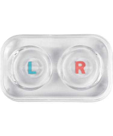 Buy Silver on the Rocks Large Transparent Hard Plastic Contact Lens Case Durable & Stylish Shipping Worldwide - Buy Online on GoSupps.com