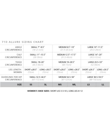 Sigvaris Women's 710 Closed Toe Pantyhose 20-30mmHg - Graphite - Large Short | International Shipping Available - Buy Online on GoSupps.com