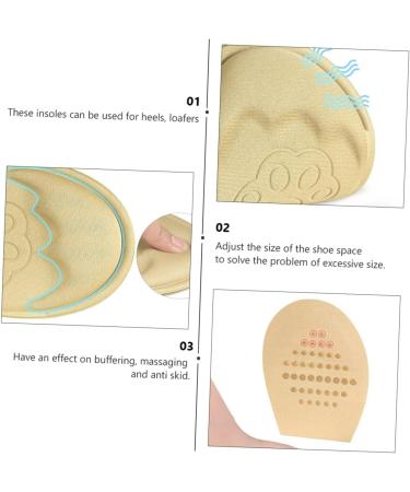Mobestech Gel Shoe Inserts - Forefoot Half Size Pads for High Heels & Sports - Comfort for Men & Women - Buy Online on GoSupps.com
