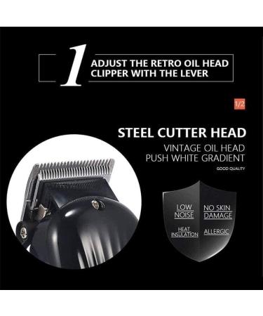 KouRy Cordless Hair Trimmer - USB Rechargeable Waterproof Hair Clippers & Beard Trimmer for Men - LCD Display Electric Haircut Kit - Buy Online on GoSupps.com