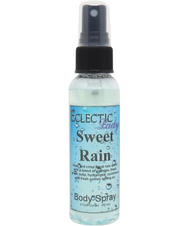 Sweet Rain Body Spray 2 ounces Body Mist for Women with Clean Light & Gentle Fragrance Long Lasting Perfume with Comforting Scent for Men & Women Cologne with Soft Subtle Aroma For Daily Use Regular Strength 2 Fl Oz (Pack of 1)