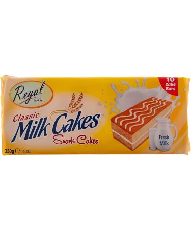 Regal Bakery Classic Milk Snacks Cakes Soft Sponge Cake - Golden Delight Cake Snack | - Baked to Perfection | Sweet Treat For Family