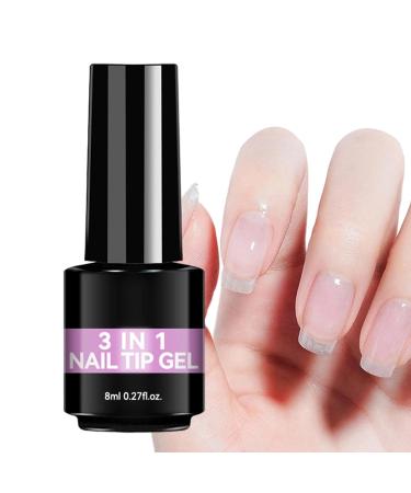 Gel Nail Glue | 8ml Odorless Long-Lasting Adhesive | UV Glue Gel For Beginners Professionals Salons Home Use Manicures Weddings Parties - Buy Online on GoSupps.com