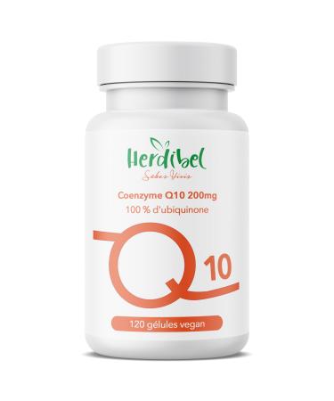 Coenzyme Q10 200mg | 120 Vegan CoQ10 Capsules 100% Pure for 4 Months | Naturally Fermented Q10 | Antioxidant, Energy, Heart & Immune System | Co Q10