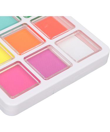  YIZISECCE 9 colors for face and body painting food-grade materials 27g vibrant colors quick-drying oil palettes - Buy Online on GoSupps.com