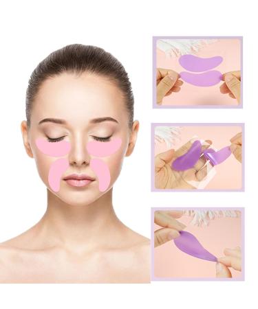 3 Pairs Silicone Reusable Eye Patches | Anti-Aging Under Eye Masks for Fine Lines & Wrinkles (Pink White Purple) - Shop Now - Buy Online on GoSupps.com