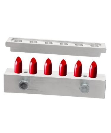 FOMIYES 6 Hole Lipstick Mold Set | DIY Lip Balm & Lip Gloss Maker Kit | Aluminum Alloy Accessories for Creative Lipstick Crafting - Buy Online on GoSupps.com