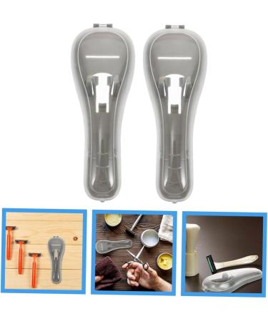 Beavorty 10-Pack Razor Storage Box | Travel Plastic Case for Razor & Nail Tools | Portable Razor Protective Cover - Buy Online on GoSupps.com