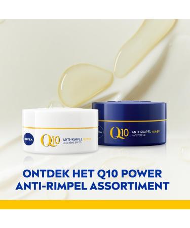 Beiersdorf AG NIVEA Q10 POWER AntiWrinkle Day Cream Face All skin types SPF 30 Cream with Q10 and Creatine Collagen Booster Face care 50 ml - Buy Online on GoSupps.com