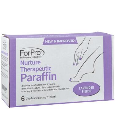 ForPro Lavender Fields Paraffin Wax Refill - 6 Lbs (Six 1-Pound Blocks) | Non-Greasy & Moisturizing for Soft Skin - Buy Online on GoSupps.com