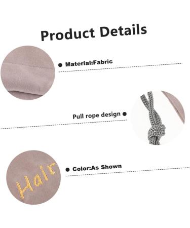 CANIGHT 2pcs Blow Dryer Retractable Cord Light Grey Storage Bag for Hair Dryer Shoe Travel Bag - Buy Online on GoSupps.com
