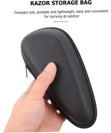 Beavorty Portable Razor Storage Bag | 5-Piece EVA Case for Travel | Razor Holder & Organizer for Men | Shock-Proof Compact Design - Buy Online on GoSupps.com