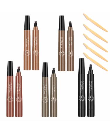 Lightsbetter Waterproof Brow Pen Microblading Eyebrow Pen Lightbetter Eyebrow Pen Natural Precise 4 Point Eyebrow Pencil (All)