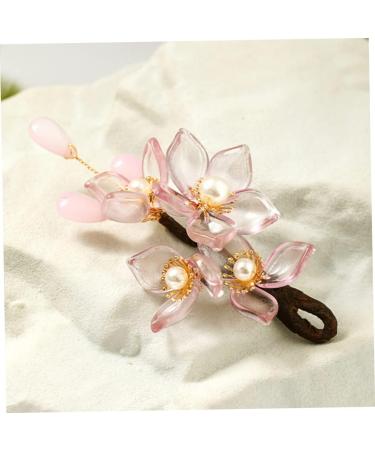minkissy 1pc Antique Hairpin Hair Clasp Floral Headpiece Flower Hair Clip Vintage Hairpin Chinese Hair Barrettes Pink Hair Clips Floral Hair Clip Hair Clamps The Flowers Alloy Issue Card - Buy Online on GoSupps.com