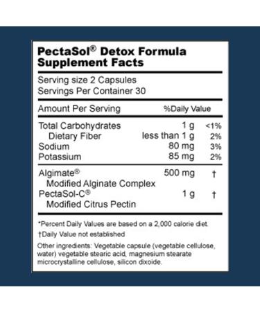 Buy Advanced Bionutritionals PectaSol Formula | Modified Citrus Pectin & Alginate Supplement | 60 Tablets - International Shipping - Buy Online on GoSupps.com