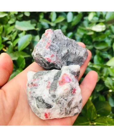 Aura Crystal 1pc 20g-90g Natural Cinnabar Crystal Stone Crystal Stone Mineral Specimen (Size : 1PC 42g-50g) - Buy Online on GoSupps.com