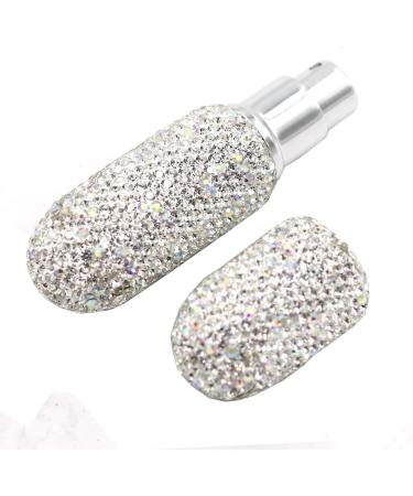Bestbling Bling Sparkling Rhinestone 6ml Travel Perfume Bottle - Glass Spray Bottle for Cosmetics and Perfume Refill - Aluminum Atomizer Empty Bottle (Silver) BPB02 - Buy Online on GoSupps.com