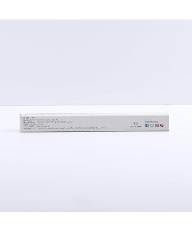 Docolor Eyebrow Brush Duo - Professional Angled Brow Brush and Spoolie for Precise Brow Shaping and Grooming - White - Buy Online on GoSupps.com