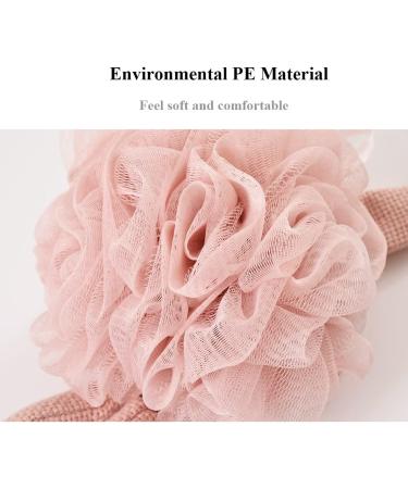 Shop Bath Sponge Shower Loofah Set - 2-Pack Kids Pink & Grey Rabbit Travel Sponges for Bathing - Buy Online on GoSupps.com